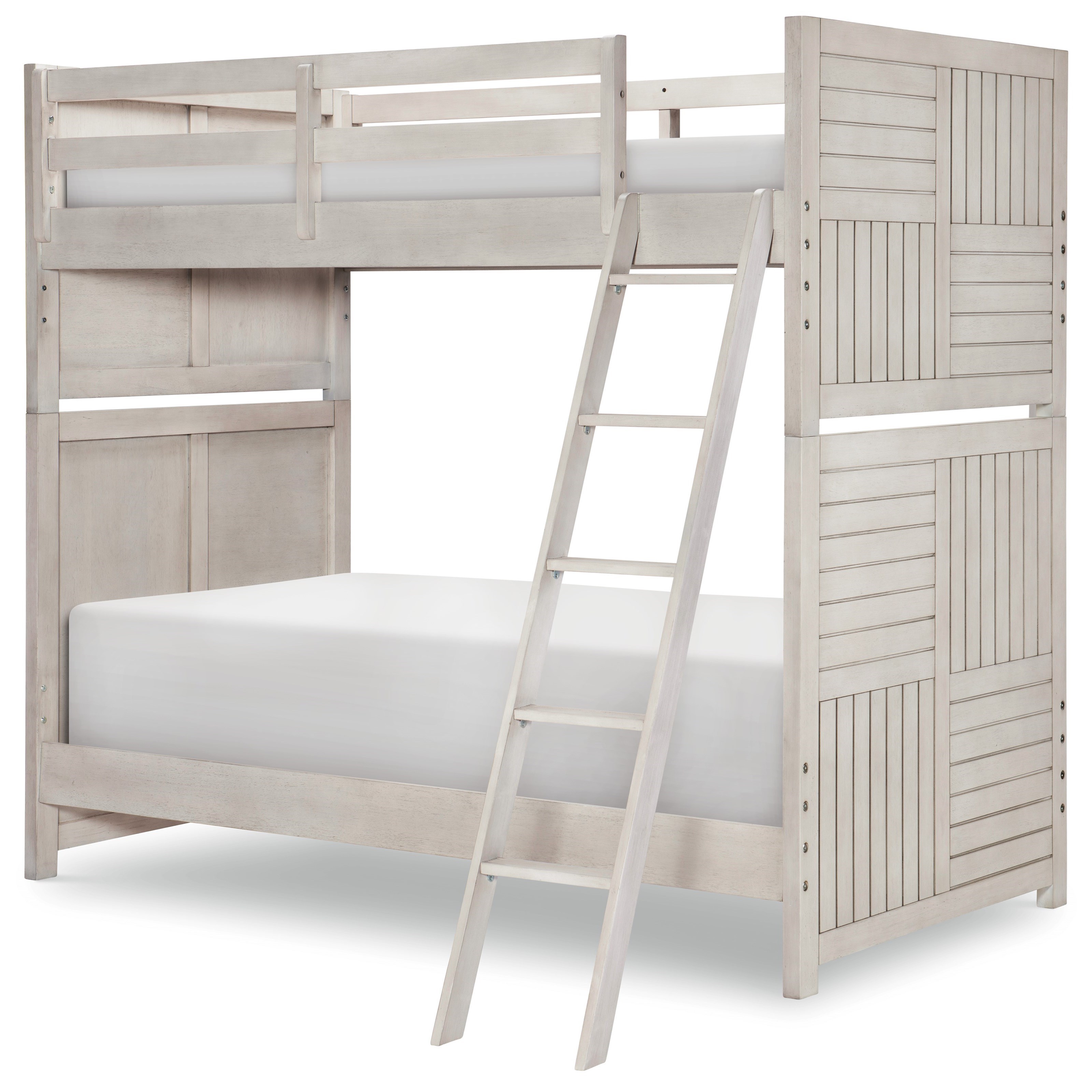 Legacy Classic Kids Summer Camp Rustic Casual Twin Over Twin Bunk Bed Jacksonville Furniture